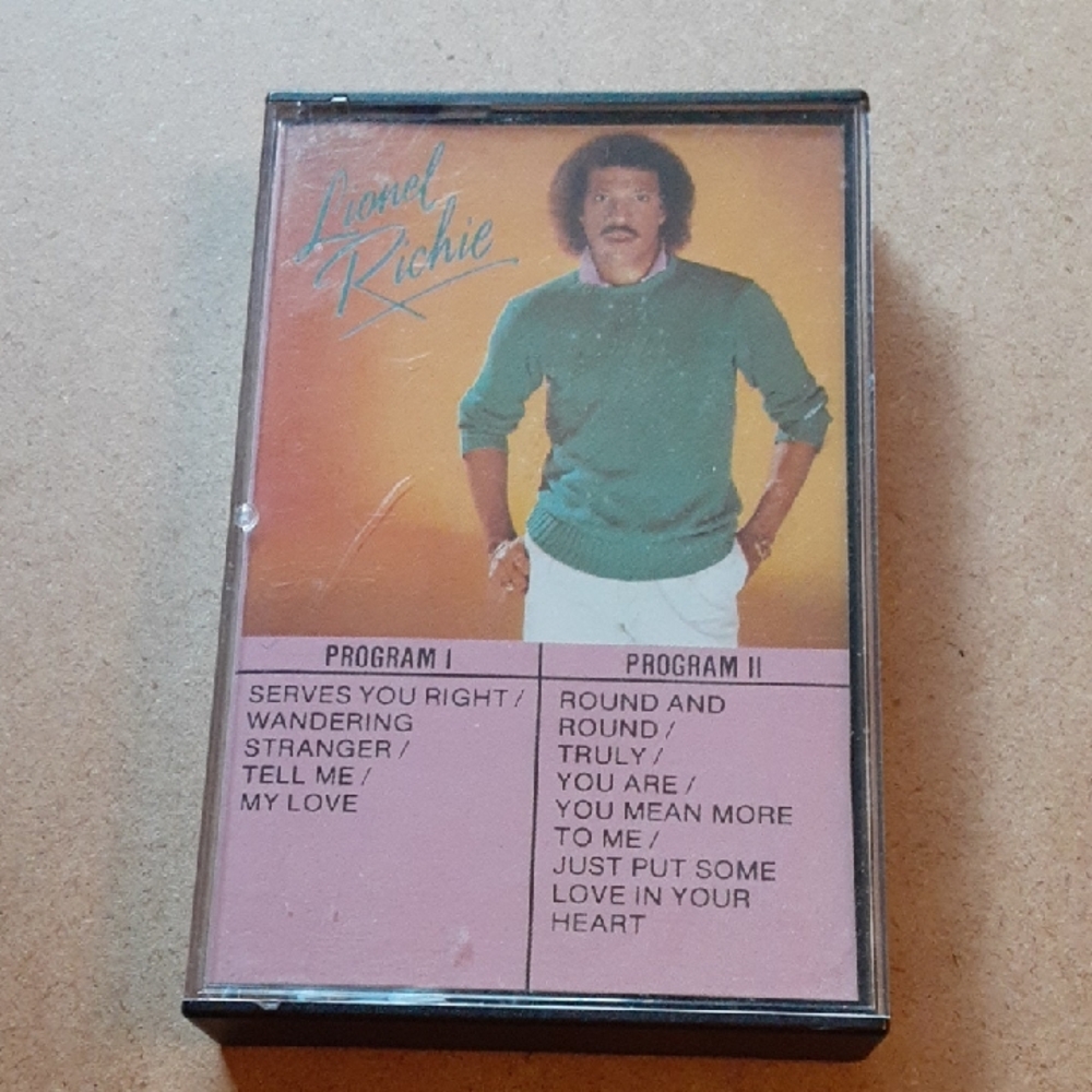 Lionel Richie Music Cassette Tape 1982